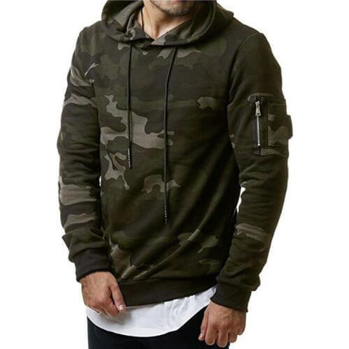 New Mens Hoodies Autumn Winter Military Camouflage Streetwear Hoodie Men Sweatshirt Casual Slim Fit Hoody Pullover Sweatshirts
