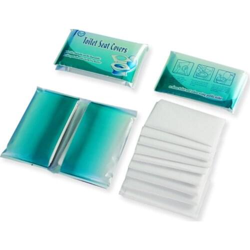 K0AE 100 Pcs Disposable Toilet Seat Travel Business Trips Stickers Waterproof Toilets Cushion Double Protection Lsolate The