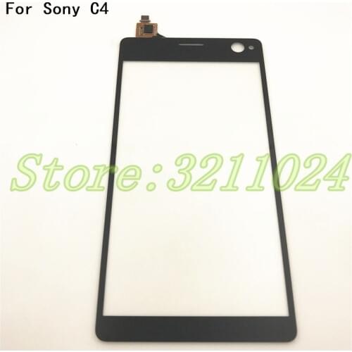 Front Touch Screen Digitizer For Sony Xperia C4 E5303 E5363 E5333 E5343 Touch Screen Front Outer Glass Panel Lens