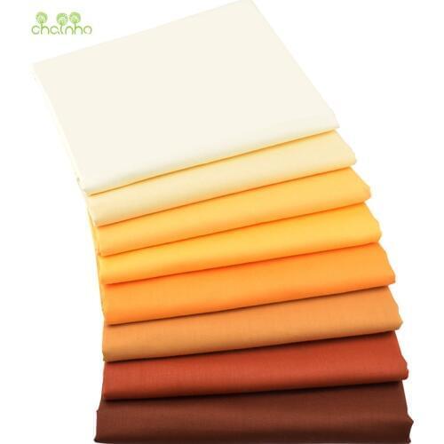 Chainho,Yellow Color Series,Printed Twill Cotton Fabric,Patchwork Clothes,DIY Sewing&Quilting Material For Baby&Child,Half Meter