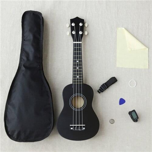 21-inch 16 colors Ukulele High Quality Adjustable Sound Musical + Bag+Strap+ Wipe Cloth +Tuner++String Stringed Instruments