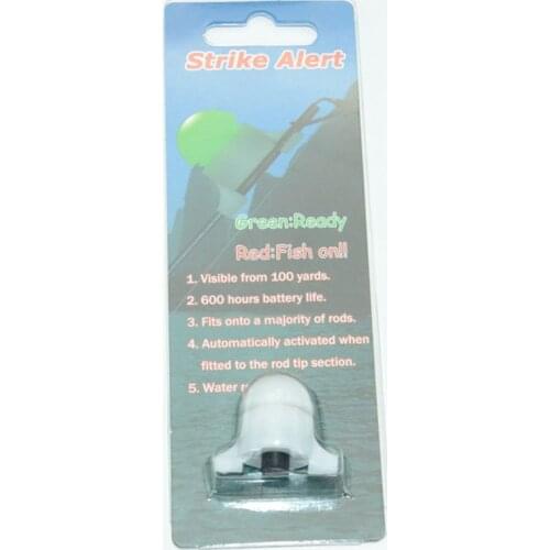 LED Night Fishing Strike Alert Glow Stick Bite Alarm Waterproof Night Fishing Flash LED Red Green Light for Fishing Rod
