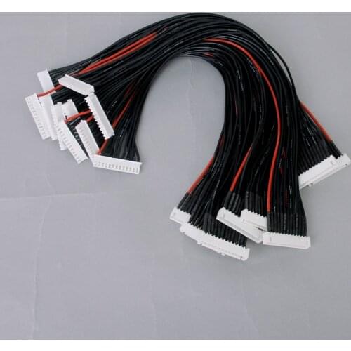 10pcs JST-XH 12S Lipo Balance Wire Extension Cable Lead 30cm for RC Helicopter