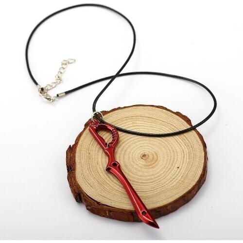 Anime jewelry KILL la KILL Matoi Ryuko Mini Scissor Blade Shape Pendant Red Necklace Gift Collectible Cosplay Accessorie trinket