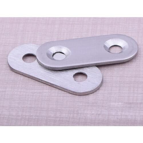 DHL Free Shipping 38mm Straight Line Metal l Brackets Stainless Steel Accessories Carved Wooden Jewelry Box