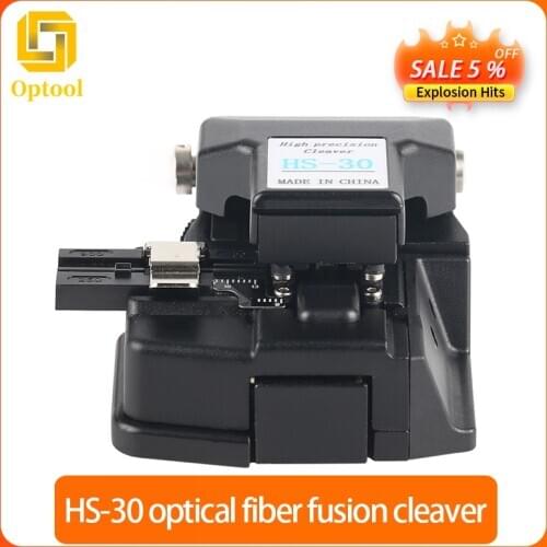 Free Fiber cutter HS-30 optical fiber fusion cleaver Fiber Cleaver Comparable For Fiber Cleaver CT-30 high precision Optical