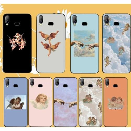 PENGHUWAN Renaissance angels hand Aesthetic Phone Case For Samsung A10 A20 A30 A40 A50 A70 A71 A51 A6 A8 2018