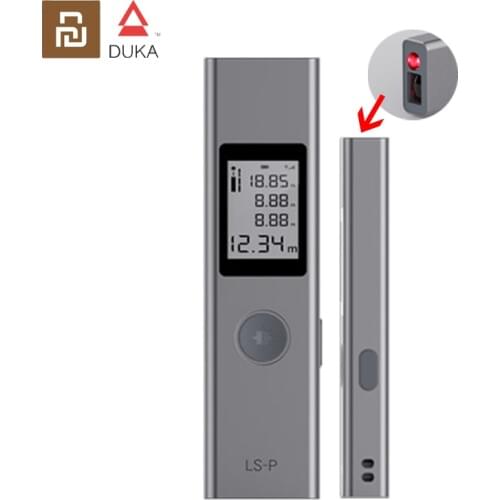 Duka Laser Range Finder LS-P USB Flash Charging Range Finder High Precision Measurement Portable Rangefinder Tool 40M