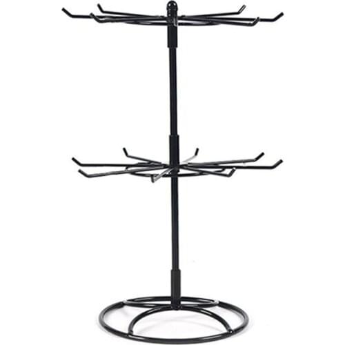 Double Metal Jewelry Frame Earrings Necklace Bracelet Display Stand