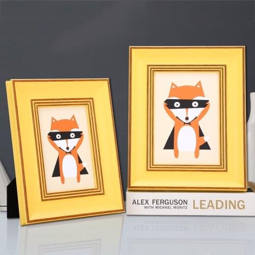 6/7/10 Inch American Style Solid Wood Photo Frame Living Room Ornaments