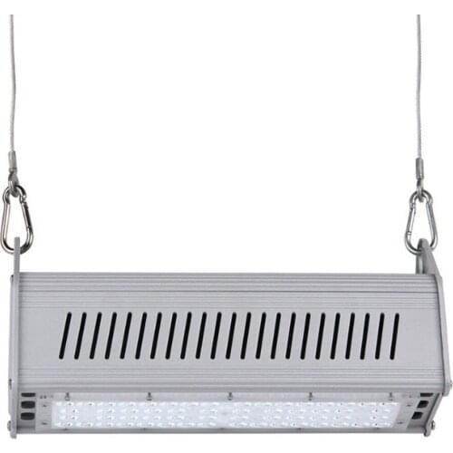 Glite 2pcs LED High Bay Linear Lights AC100-277V Ultra Efficient 110 Lumens per Watts - Warehouse Aisle LED Lights high Bay