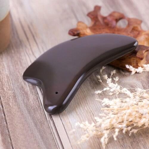 Sibin Bian Stone Gouache Scraper Natural Stone Gua Sha Board Face Body Scraping Massage Tool Acupuncture Therapy Spa Health Care
