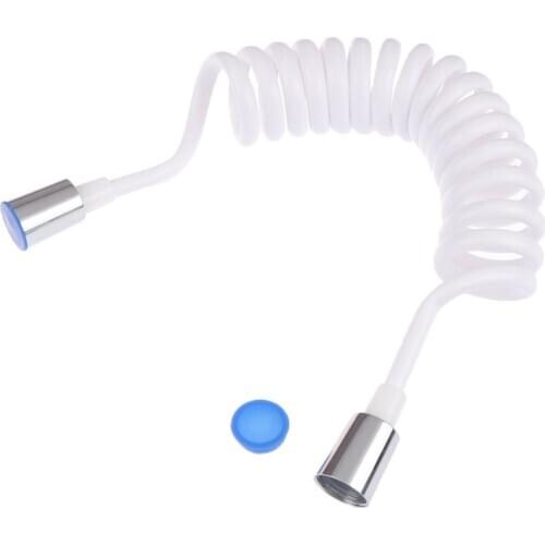 Matt Black Spring Flexible Retractable Hose For Shower Head Toilet Bidet Shower Water Pipe