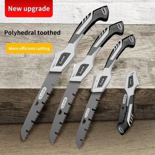OUDISI Multifunctional Folding Saw SK5 Blade Hand Saw Woodworking Cutting Tools MO-V Steel Handle Collapsible Sharp Garden Saw