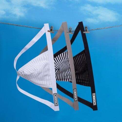 ORLVS G-strings Positive Negative Character Belt Male Thongs Prevent Clinging To Rectel Area Soft Breathable Mens Modal T-back