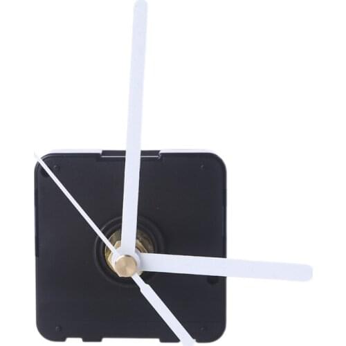 P15D S3 Axis DIY Wall Clock Movement Kit 5"/7"/10" White Mechanism Hands Wall Clock Repair Tool Parts Long Spade Hands Silent