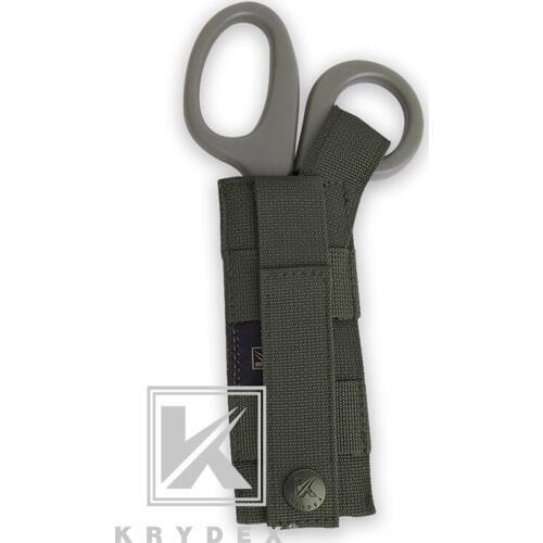 KRYDEX 2 in 1 Shears + Pouch Kit RG Tactical EMT Scissor Sheath MOLLE HOLDER Outdoor Hand Tools MOLLE Pouch