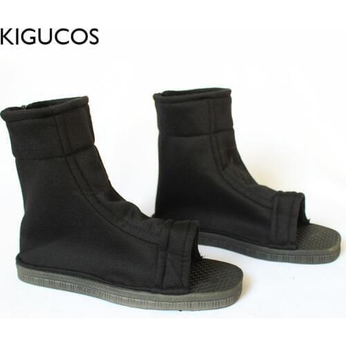 KIGUCOS Naruto Cosplay Shoes Akatsuki Costumes Shoes Konohagakure no Sato Ninja Boots Haruno Sakura Sandals Soft Zapatos 2 Color