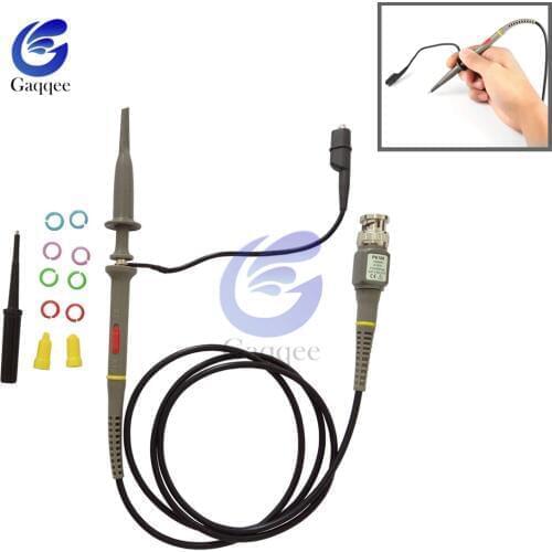P6100 100MHz Oscilloscope Scope Clip Probe Test Leads High Precision Scope Analyzer Alligator Test Clip Probe for Tektronix HP