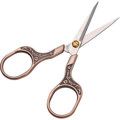 Salon Barber Stainless Steel Scissors Plum Blossom Scissors for Trimming Beard Whiskers Sewing Needlework Dressmaker Shears