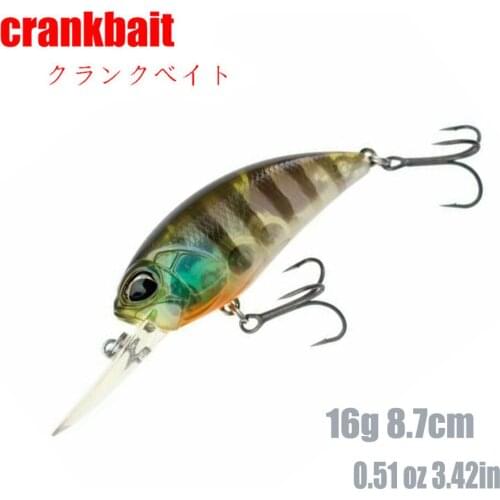 Crankbait Fishing Lure 87mm 16g Wobblers Minnow Trolling Pike Jig Carp Lures Artificial Baits sea Swimbait Fishing Tackle Pesca