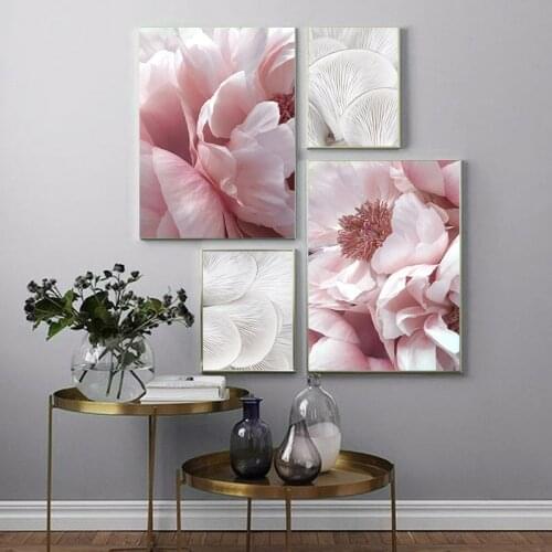 Scandinavian Decoration Botanical Poster Mushroom Flower Canvas Print Home Decor Nordic Wall Art Painting Decorative Picture