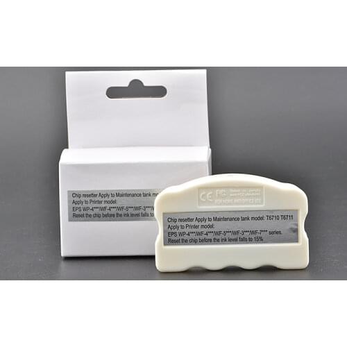 T6710 T6711 Waste Ink Maintenance Tank Chip Resetter For Epson WF-7710 7715 7210 7110 7610 7620