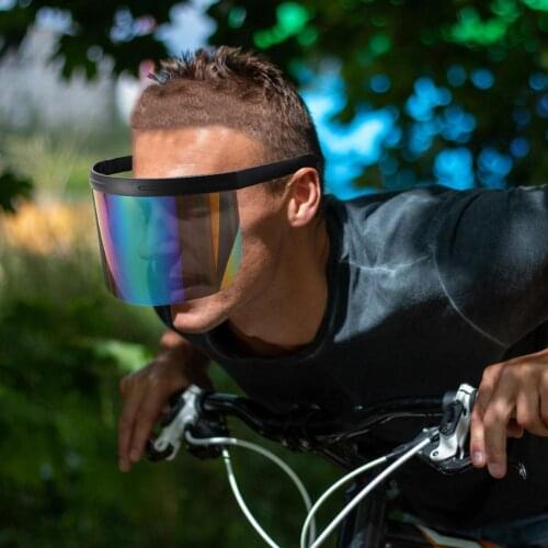 Cycling Goggles Half Face Sunglasses Anti UV Glasses Fishing Eyewear Windproof Driver Motorcycle Riding Shield Guard Protector
