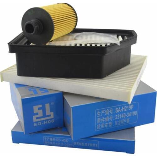 Air filter air condition Oil 3 filters gasoline Diesel fuel used for korando