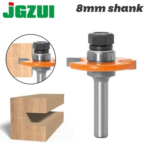 1pc 8mm Shank High Quality "T" Type Biscuit Joint Slot Cutter Jointing/Slotting Router Bit 5mmHeight Cutter wood working