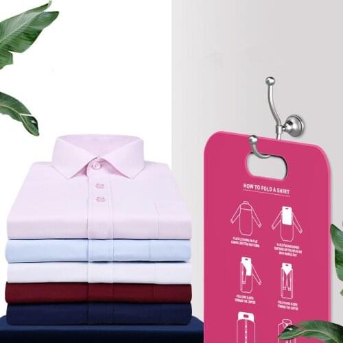 1Pcs Household Fast Folding Board Convenient Stacking Board for Clothes Shirt Essentials Lazy Stacking Clothes Tool