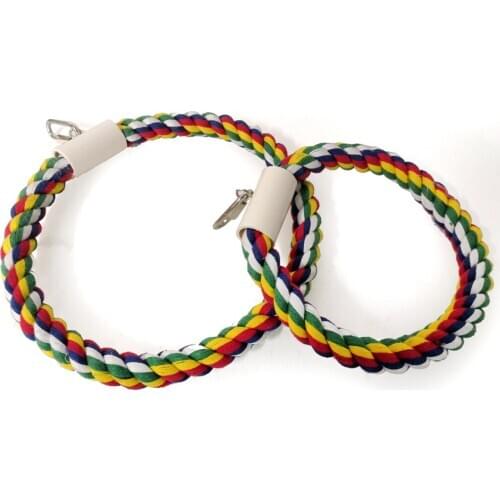 1 Pc Bird Cage Swing Cotton Rope Parrots Accessories Toy For Pet Toy Swing Exercise Stand Training