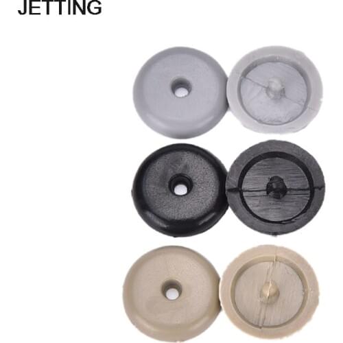 2pcs Safety Car Parts Black Beige Plastic Car Safety Seat Belt Stopper Spacing Limit Buckle Clip Retainer Seatbelt Stop Button