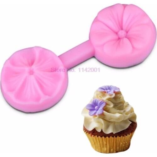 200 pieces 3D Cake Mould Cherry-Shaped Mold Silicone Fondant Flowers Art Tools DIY Cake Decorating Tools DIY Cake Tool