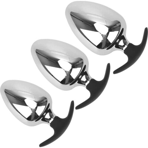 Extra big diameter dilatador anal expander metal buttplug adult sex toys masturbator large anal plug g spot butt plugs for women