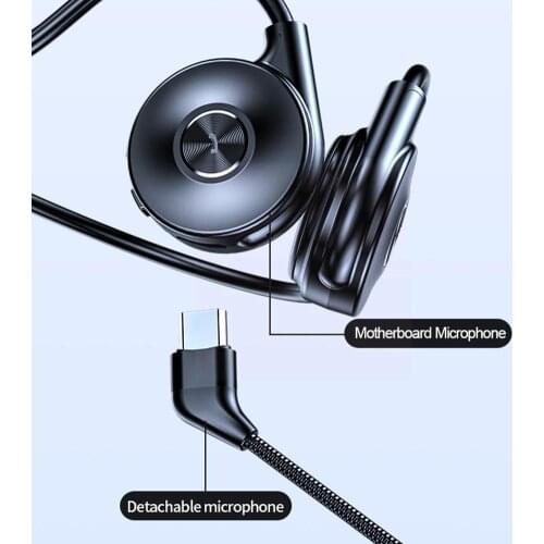 Bone Conduction Bluetooth Earphone Sport Headphone Mic With Headset Handsfree Bluetooth Earbuds Z1U5