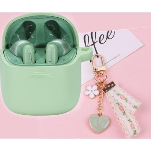 For JBL tune 220 Case fashion Lace flower keychain Silicone Wireless Bluetooth Earphones Cover for JBL t220 225 Protect case