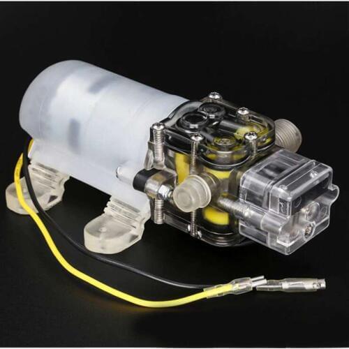 DC 12V 4L/M Lift 60M 0.55-0.6Mpa Electric Mini Diaphragm Pump Self-priming Booster Pump for Garden Irrigation