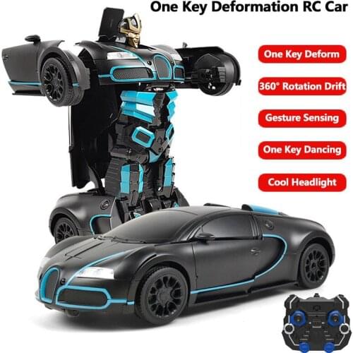One Key Deformation Simulation RC Car Gesture Sensing Robocar 360 Degree Rotation Drift Dancing Light Anti-fall Electric Toy