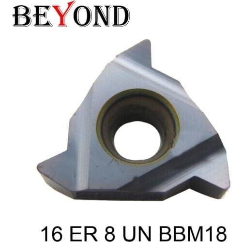 BEYOND 16ER carbide inserts 16 ER 8/10/12/14/16/20 UN BBM18 for lathe tools cnc turning holder SER 2020 SER1616 SNL boring bar