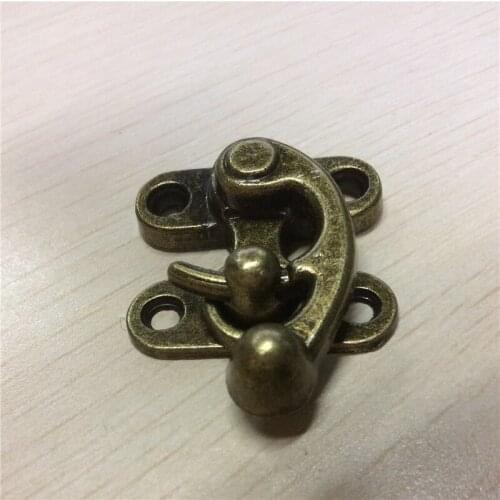 Box Suitcase Toggle Latch Buckles Bronze Tone,Antique Style Metal Lock,3.5cm x2.9cm,1000Sets
