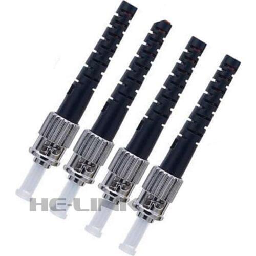 LODFIBER 100M ST-ST Outdoor Armored 10G OM3 MM 4 Strands Fiber Optic Cable Patch Cord