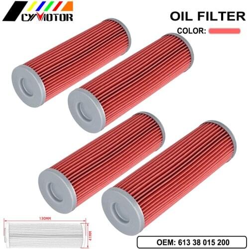 Motorcycle 4PCS Oil Filter Cleaner For KTM 950 990 1190 1290 Super Enduro R Adventure RC8 Supermoto SMR SMT Super Duke Dirt Bike