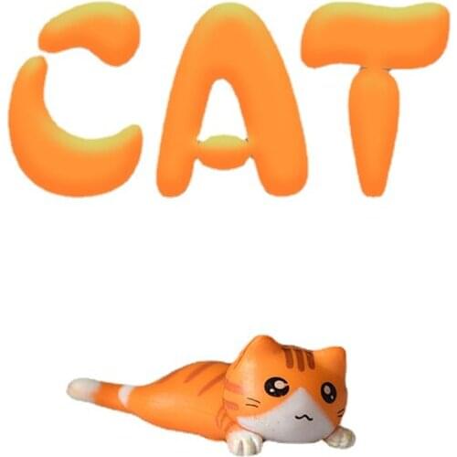 Cute Cat Figure Interior Doll Model Ornaments Student Teenagers Birthday Quality Deformation Gifts