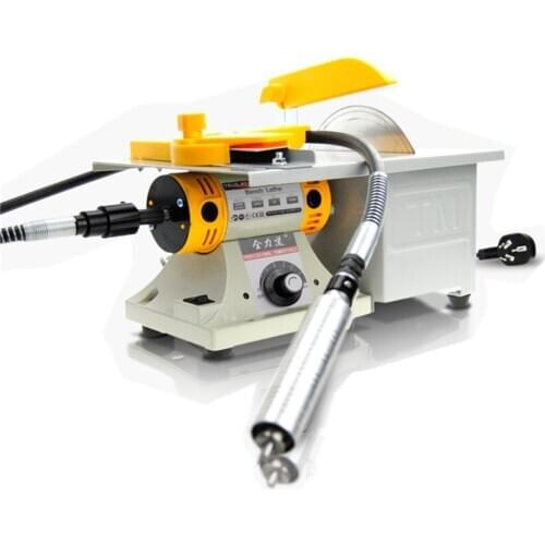 Woodworking multi-function electric grinder polishing machine drilling saw tool mini desktop small jade carving machine