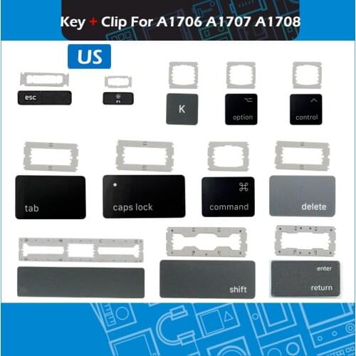 New A1706 A1707 Function keys Keycap clip hinge for Macbook Pro Retina 13" 15" Touchbar 2016 2017 Key cap Keyboard Repair