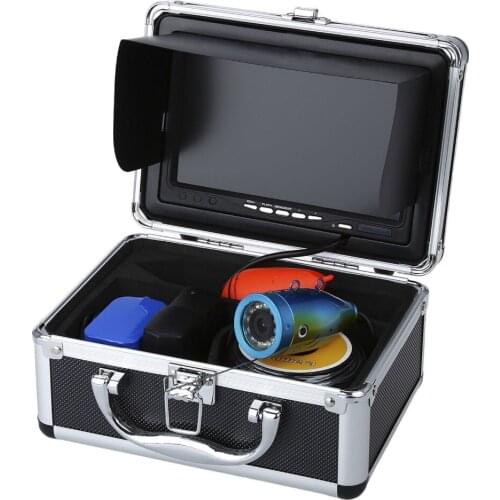 Factory Wholesale Professional Fish Finder Underwater Fishing Video Camera 7" Color LCD Hd Monitor 1000tvl 15M Cable