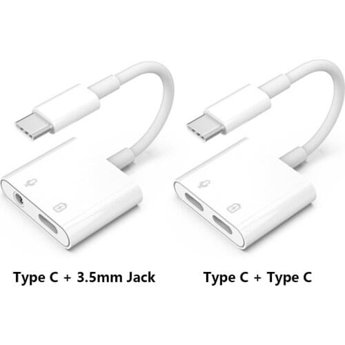Type C to 3 5 mm Jack AUX Adapter For Samsung Galaxy S21 S20 Ultra Plus Xiaomi 11 10 Pro Huawei Mate40Pro 2 In 1 USB C Splitter