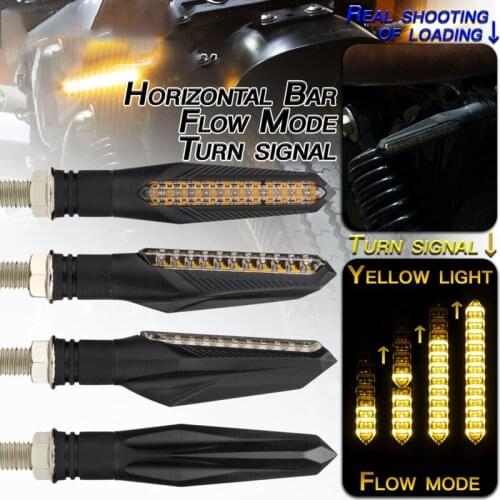 Turn Signals Tail Light Motorcycle LED Flowing Water Flashing Blinker Brake/Running Light DRL Flasher Tail Lamp