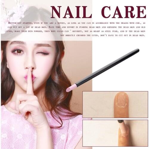 Professional Nail Art Polishing Pen Cuticle Removing Quartz Manicure Tool Nail Non-Slip Nail Cuticle Remover Accessories